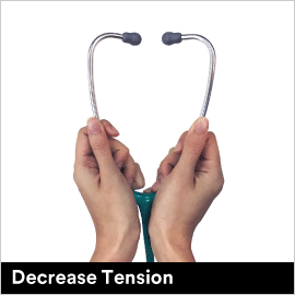 How to adjust stethoscope headset tension