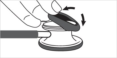 how to set up open bell stethoscope step 3
