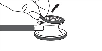 how to set up open bell stethoscope step 2

