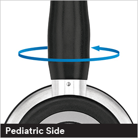 How to index a littmann dual-head stethoscope