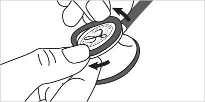 how to set up open bell stethoscope step 4
